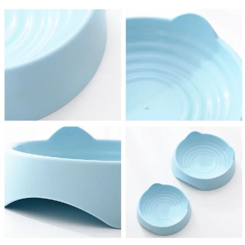 Miska na krmivo pro psy Miska na krmení pro kočky Miska na krmení na vodu pro kočky Odolná plastová miska se závitem do ucha Krmítko pro domácí mazlíčky Psi Psi Kočky Příslušenství