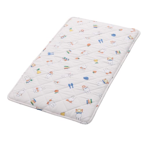 Nishikawa Miffy Sleeping Mattress, Mesh Specifications, Breathable, Can Also Be Used for Naps and Going Home, Comes with a Name Tag Where You Can Writ