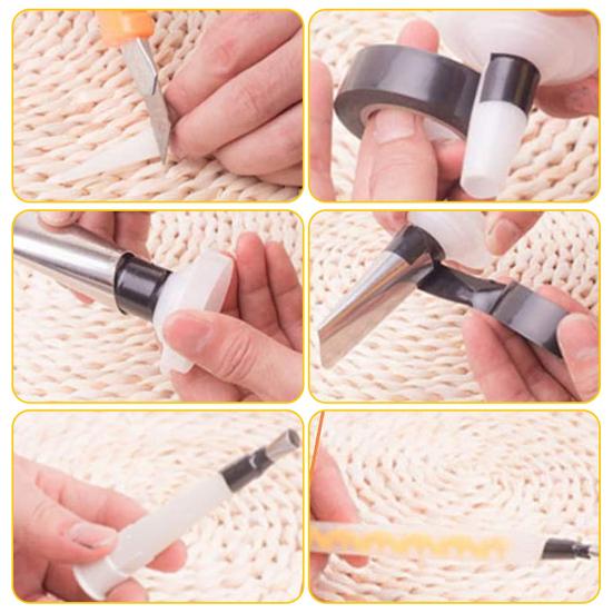 14Pcs Caulking Applicator Wear-resistant Not Easy to Drop Durable Wear-resistant Caulking Nozzles