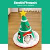 Covered Cat Bed Warm Christmas Tree Anti-Slip Bottom Pet Supplies Soft Sleeping Kitten Bed Cat Cave For Puppy Kitten Pet Indoor