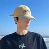 Red Hat Casual Spring/Autumn Black Ball Cap Lettering Embroidery