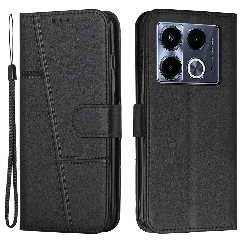 Für Infinix Note 40 5G Hülle Brieftasche PU Leder Handy Ständer Abdeckung