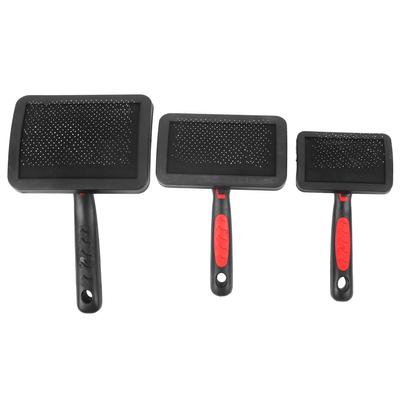 3pcs Portable Cat Dog Slicker Brush Pet Cat Grooming Brush Massage Comb Set Accessory