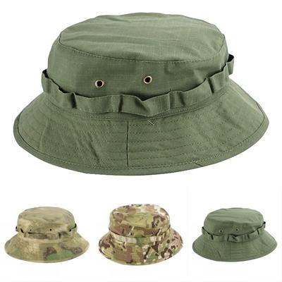 Cappello da Pescatore Estivo da Esterno Cappelli Tattici Mimetici Berretto Militare Cappello a Secchiello Casual Caccia Escursionismo Pesca Alpinismo Cappello da Sole