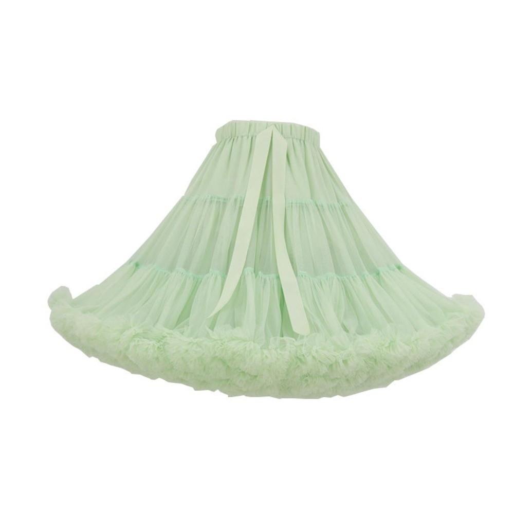 58 Styles Lolita Tutu Skirt 42cm 280g Hexagon Mesh Crinoline No Bone Petticoat Daily Cosplay
