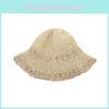 Xing Bang Bang Summer Hollow Out Sun Hat Breathable Cool Colorful Vacation Style Wide Brim Woven Straw Hat Women
