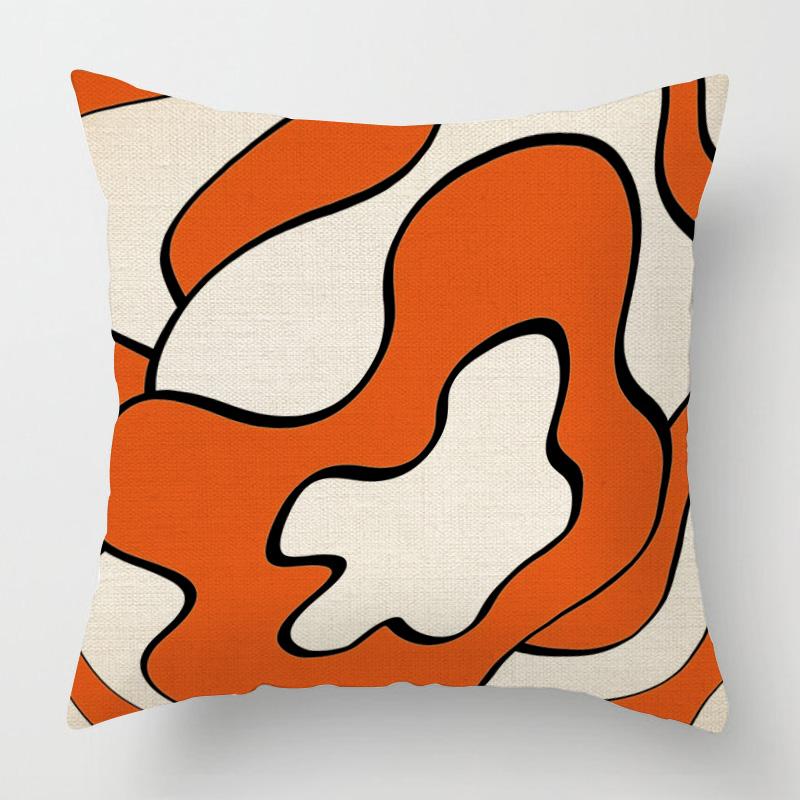 Home Decor Vibrant Retro Pattern Digital Print Pillow Covers Pattern Cushion Cover Suitable For Sofa Bedroom Car Pillow Cover