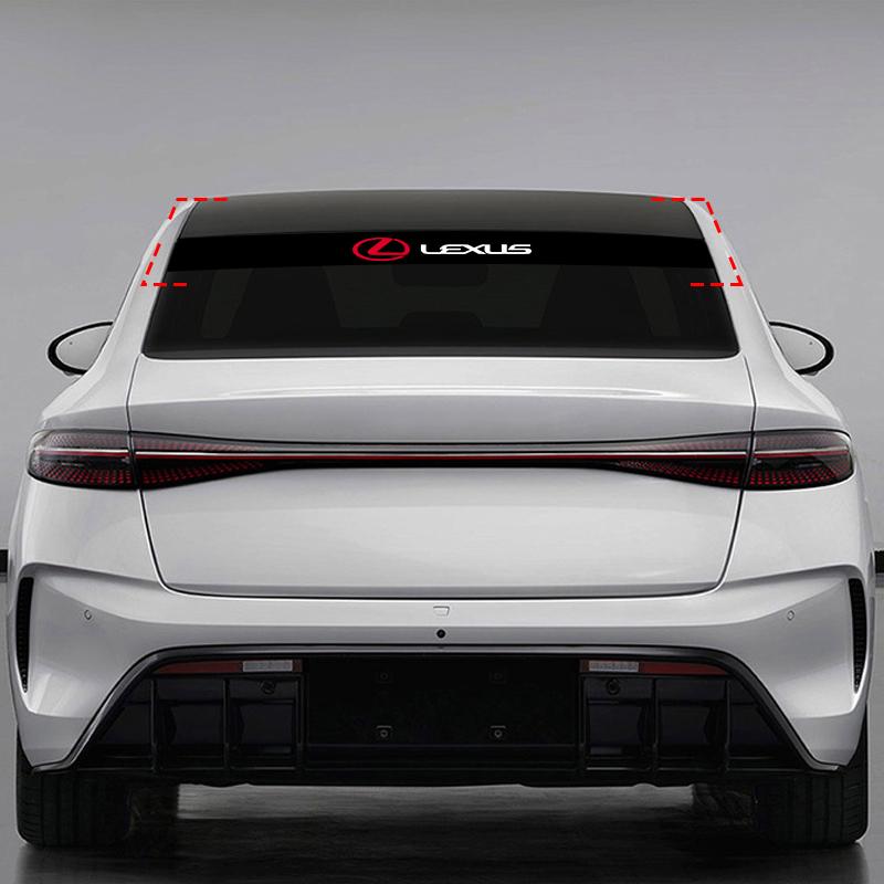 1pcs Car Front Rear Window Sticker Waterproof Sunshade Windshield Decal For Lexus IS250 Ct200h LS430 LX570 NX300h IS300h RX330 ES300h UX250h