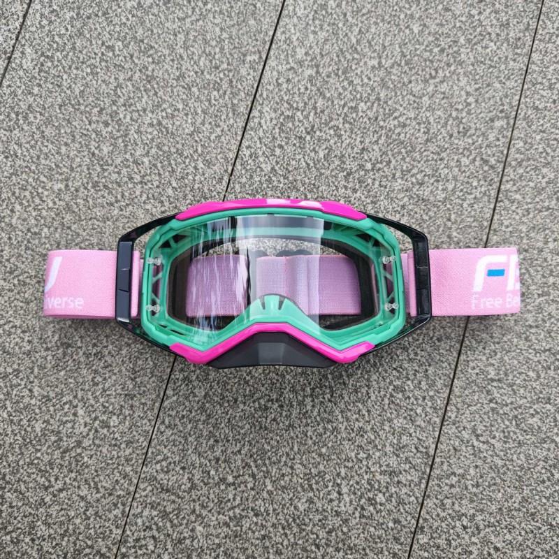 Motorcycle Dirt Bike Goggles Off-Road Riding Cycling Sports Windproof UV Protection Replaceable Lens Full Frame