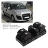 Power Window Switch Black Window Switch ABS Window Switch 735498686 Fit For Fiat Doblo 263 2009‑2018