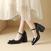 Women Shoes New Bow Design Mary Janes High Heels For Women Work Shoes Shoes For Women Chunky Heels