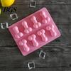 Chocolate Mold Cake 8 Grids Handmade Silicone Cupcake Home Baking Tool for Kitchen