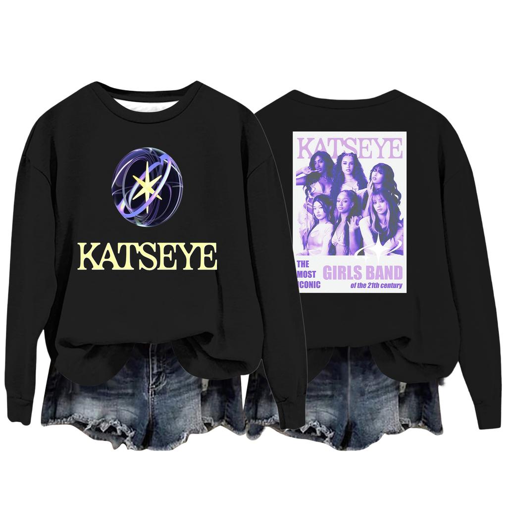 Damenmode Lässiges Langarm Locker Bedrucktes Sweatshirt