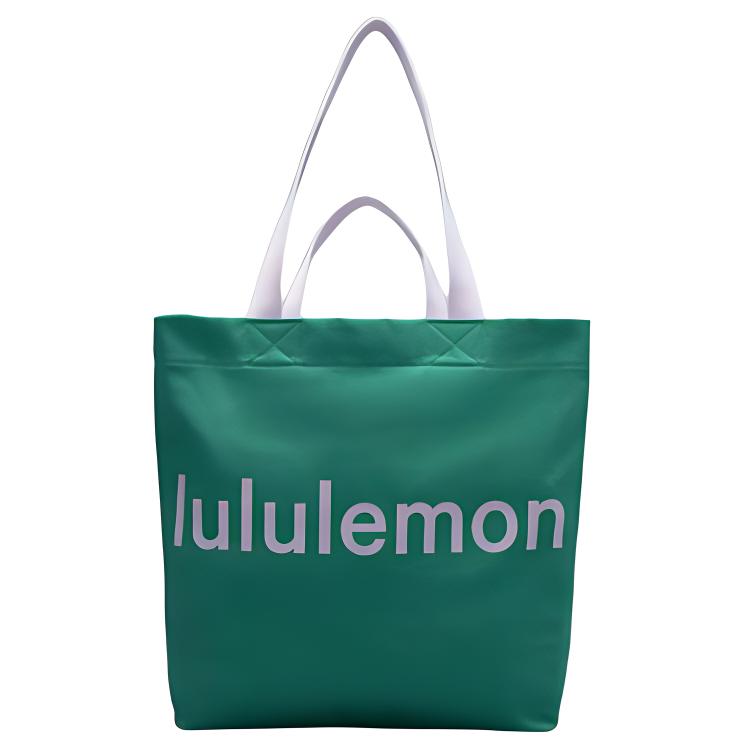 

Lululemon Double-Handle 17L Printed Tote Bag With Snap Closure For Daily Commute Unisex Tote Bag Cascadia-Green Lilac LU9BZBS-067712 Cascadia Green Lilac Ether