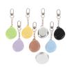 Colorful Keychain Empty Makeup Compact Diy Refill Case With Aluminum Tray Portable Cosmetic Storage Small Blush Container