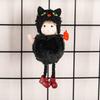 WTEMPO 1PC Halloween Decor Witch and Black Cat Doll Halloween Pendants Halloween Haunted House Costume Party Doll Small Props Creative Halloween Gifts