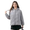 Feder 90 Weiße Entendaune Neuer Nationaler Standard Daunenjacke Damen Mit Kapuze Kapuze Mode Schlank Kurzjacke