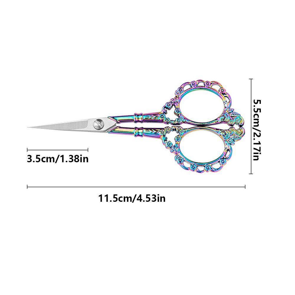 Antique Design Tailor Scissors Stainless Steel Thread Cutter Paper Cutting Tool  Grooming Use