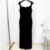 Elegant Rhinestone Beaded Ball Gown with Elastic Tank Skirt
