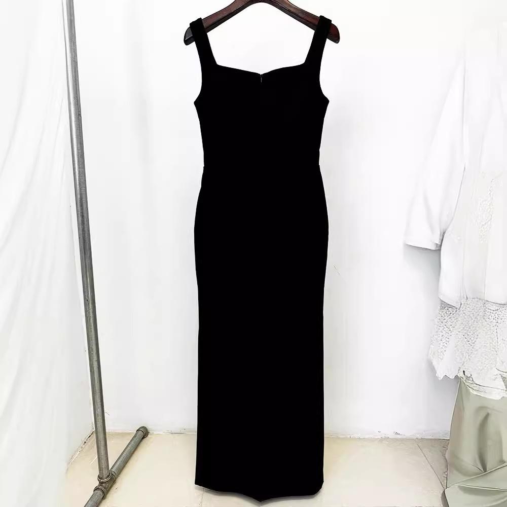 Elegant Rhinestone Beaded Ball Gown with Elastic Tank Skirt