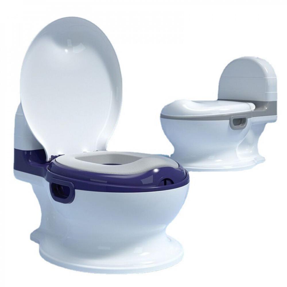 Kids Simulation Potty Toilet, Enlarged Baby Training Toilet for 0-3 Years Old, Boys Girls Potty Basin for Toilet Training