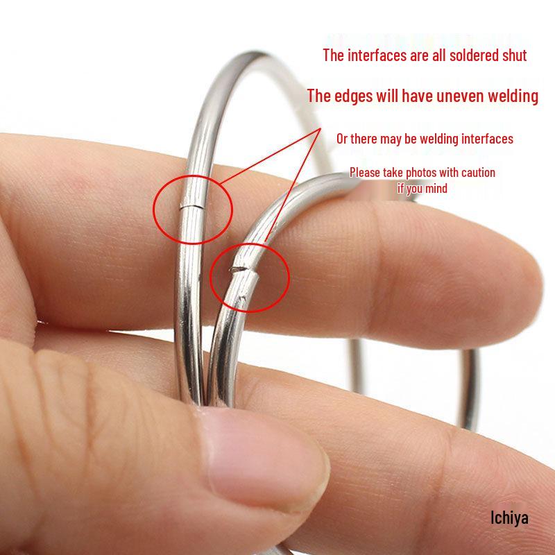 DIY Silver-Plated Iron Rings for Dream Catchers and Wedding Crafts