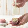 Traditional Flower Designs Mooncakes Molds Stable DIY 75g Mooncakes Molds with Elegant Flower Pattern for Holiday Treat