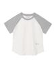 AMES-WORLDWIDE Twinkle Raglan Crop Tee White