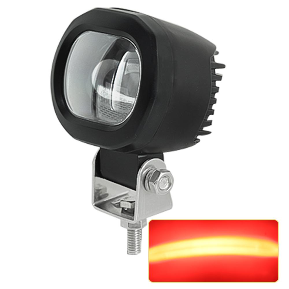 12V-24V Mini Forklift LED Warning Light Red Light Safety Working Truck Front Back signal 1pc