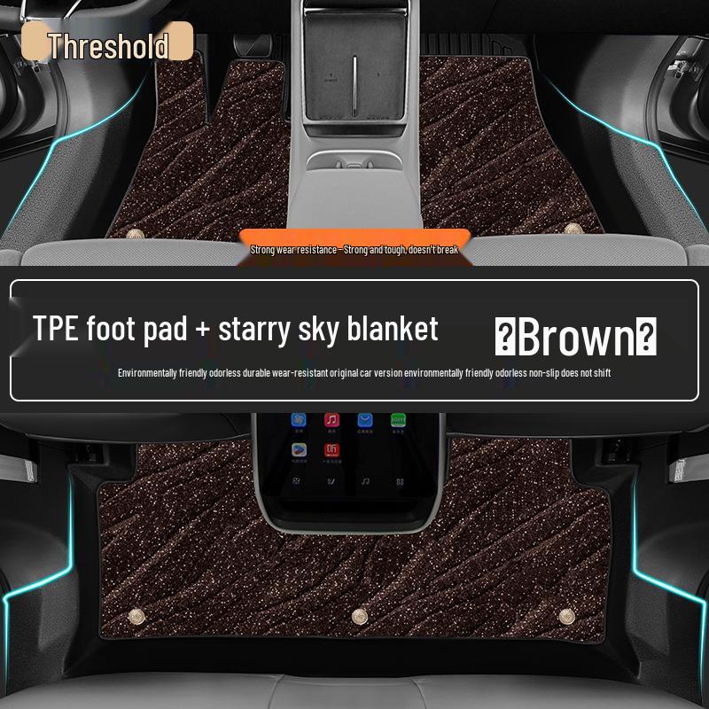 2026 Hongqi HS6 PHEV TPE Full Coverage Floor Mats - Custom Car Carpet Interior.