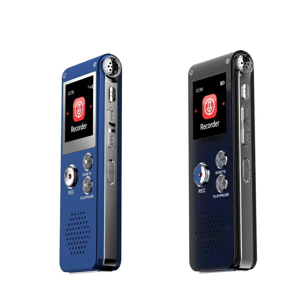 Registratore vocale digitale portatile HD 2024 con riduzione del rumore e controllo vocale