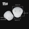 1-2pcs White Silicone Lab Stopper, Tapered Rubber Plug 4# To 12#, Tight Seal for Test Tubes, Flasks & Fermentation Vessels