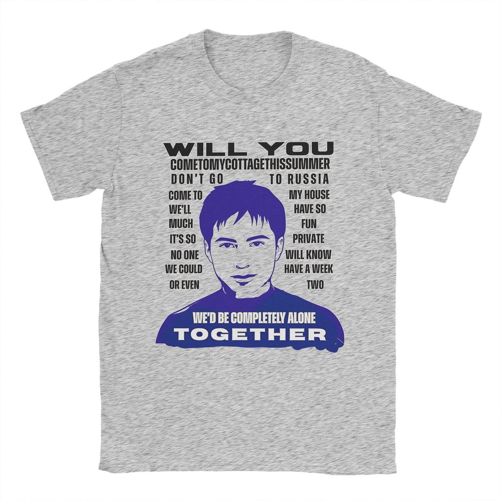 Shane Hollander Will You Come To My Cottage This Summer TShirt TShirts for Unisex Heated Rivalry Leisure Pure Cotton Tees