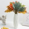 10 Stück Künstliches Blatt Pflanze Bouquet Gefälschtes Blatt für Heim Zimmerdeko Garten Hochzeit Heiratsdekoration Outdoor Girlande Ornamente