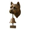 Dog Welcome Bell Vintage Shopkeepers Bell Wall Mounted Dog Door Bell with Welcome Sign for Farmhouse Home Front Door Entrance