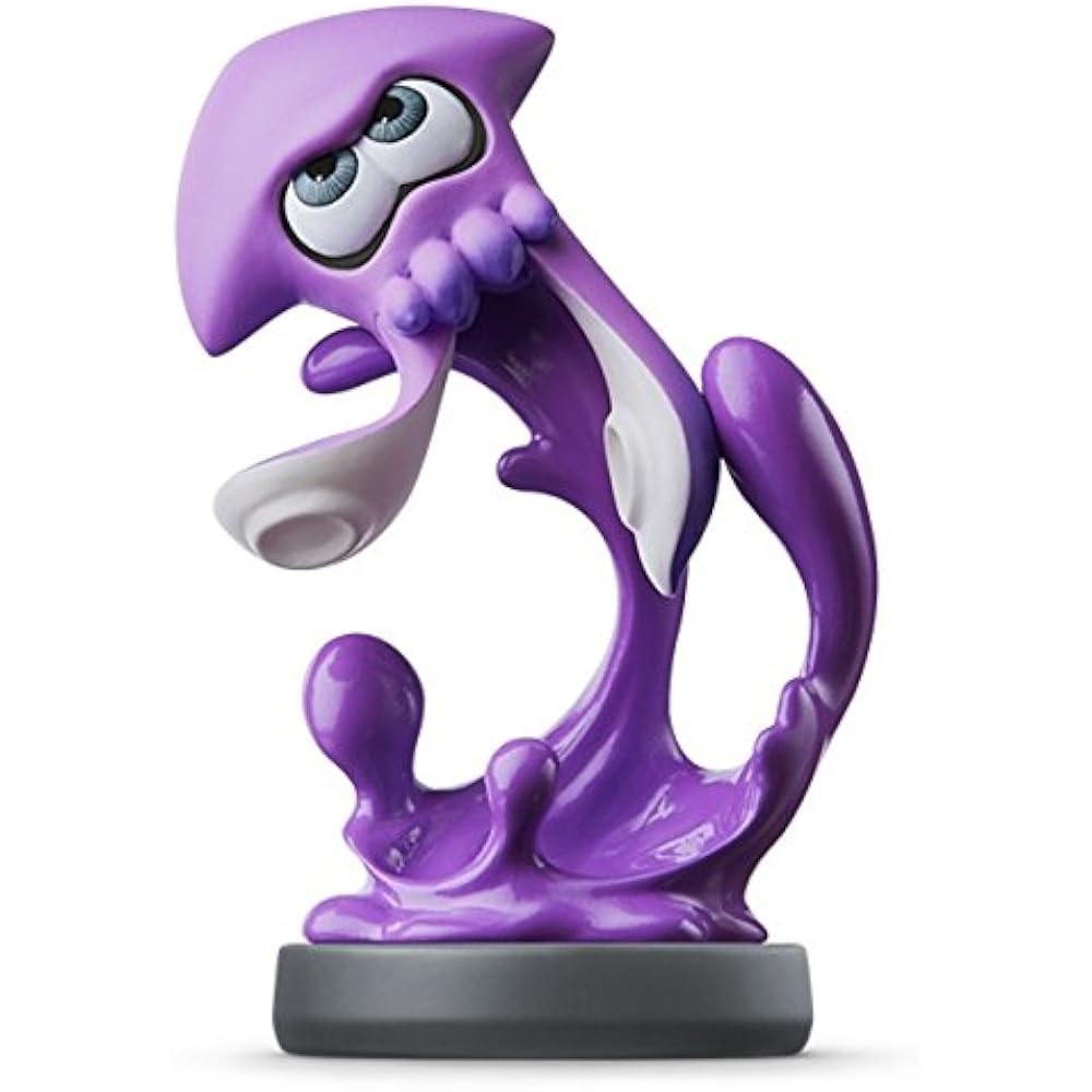 Amiibo Squid [Neon Purple] (Splatoon series)