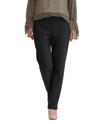 Stretch Made In Japan by for a Beautiful Leg Made with Japanese Fabric and Stretchy [egneL] Pants, Filarossa, Silhouette. Fit. Women's. (021-BK-LL-65)
