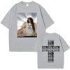 Singer Rosalia Lux Me Vov De Tour 2026 T Shirt Unisex Women Fashion Casual Cotton Short Sleeve Oversized Tshirts Streetwear Unisex