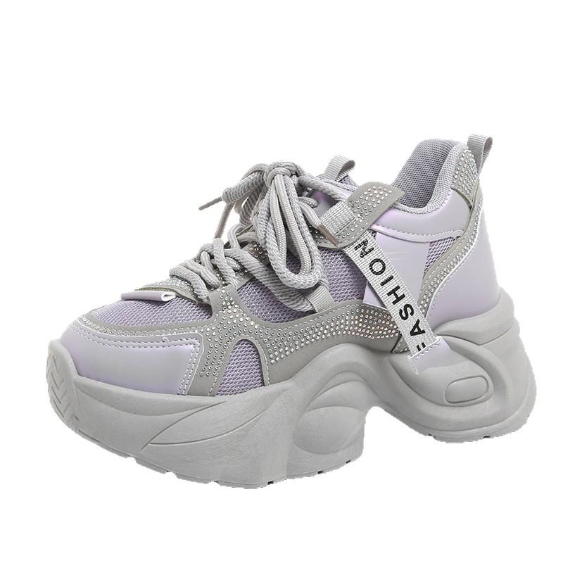 Dad shoes 2025 spring and summer new thick-soled muffin shoes versatile niche small man explosion