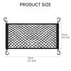 Cart Cargo Storage Net Bag Organizer Mesh Heavy Duty Stretchable Universal with Hooks