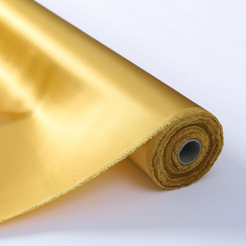 22 Momme Heavyweight Mulberry Silk Crepe Satin Fabric for Fashion Pajamas, 140cm Width