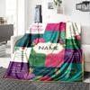 Happy Birthday Celebration Personalized Name Blankets Throws Suitable For Outdoor Use Camping Picnics Travel Sofas Pets Offices And Birthday Giftsd17