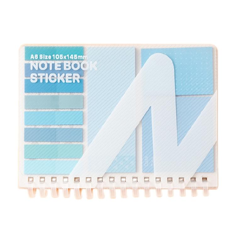 Portable Notebook Memopad With Adhesive Note Colorful Adhesive Index Label For Notebook Planner Office School Supplies
