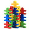 Children's Early Education Puzzle Jenga Building Blocks Cartoon Animal Balance Bricks Pro Paper Card Challenge Parent-Child Interaction