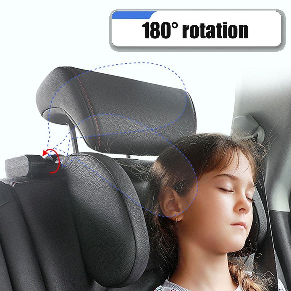 180° Adjustable Car Side Headrest Ergonomic Cervical Pillow Universal Neck Pillow Car