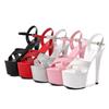 Women's Wedding Stiletto Sandals  Summer Super Heels Stiletto Waterproof Sandals 181 Series 16.5cm Heel 6.5cm Platform LFD