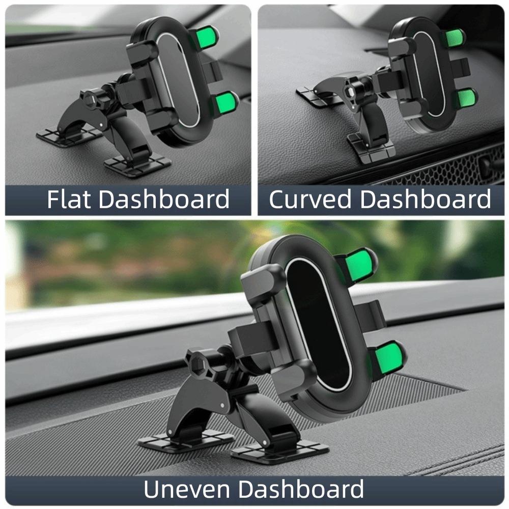 Dual Adhesive Base Ball Head Car Mount 360 Degree Rotation Dashboard Mount  Vehicle Use