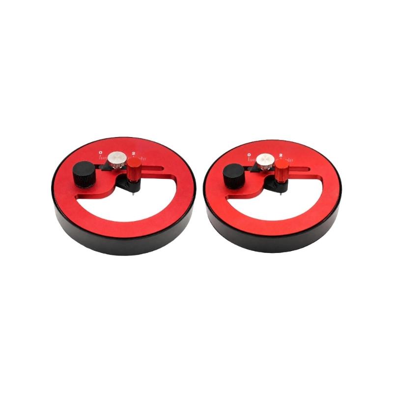 Circle Cutter Hand Tool for Photo Paper, Film Sheets, Paper Crafts and Model Making with Adjustable Guide Design