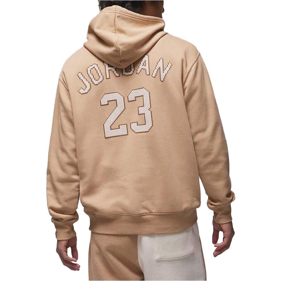 Jordan Essentials Holiday Logo Fleece Hoodie Men Hoodies Maize FD7466-200