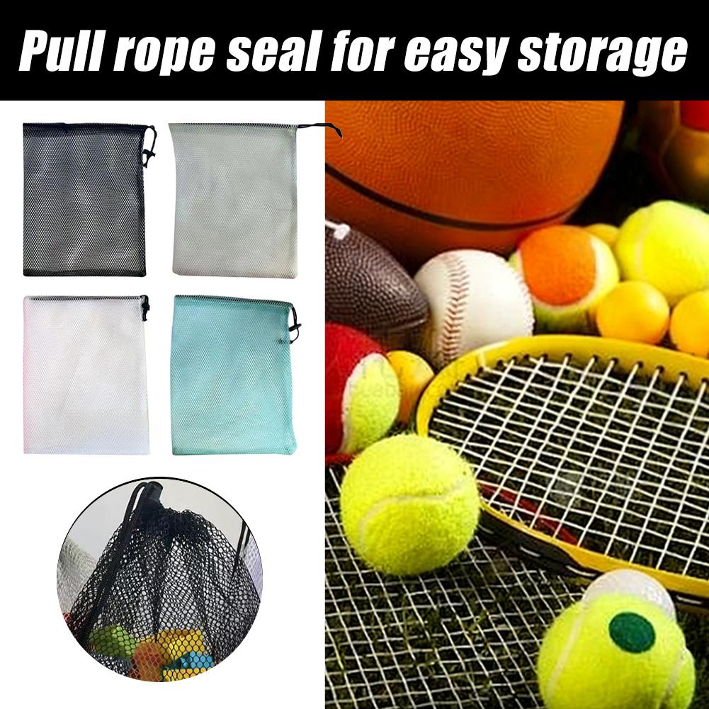 High Quality Storage Pouch Drawstring Bag Nylon Mesh Multi Purpose Home Travel Outdoor Activity Pouch Laundry Bag